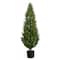 4ft. Potted UV Resistant Rosemary Cone Topiary Tree